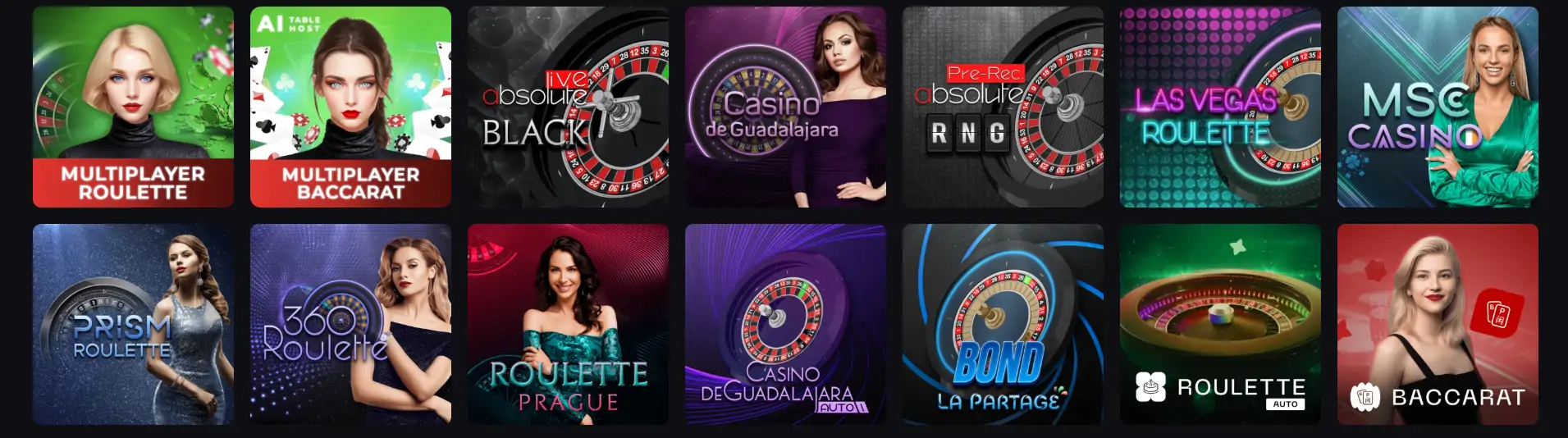 Amon Bet Casino live spelen met echte dealers